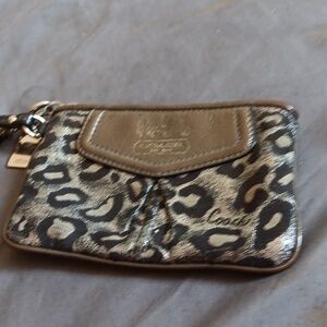 Mini coach wristlet